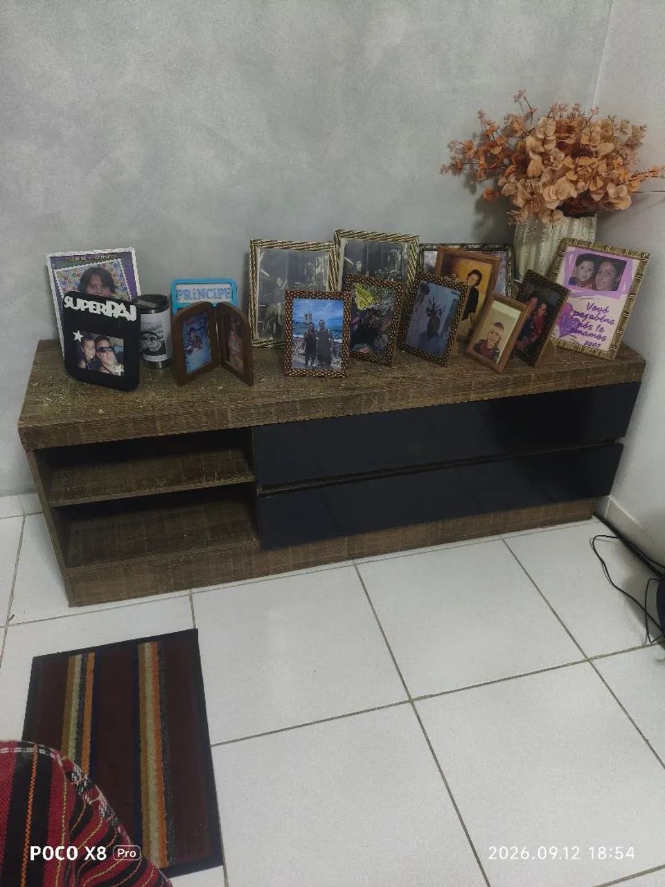 Rack com 2 gavetas