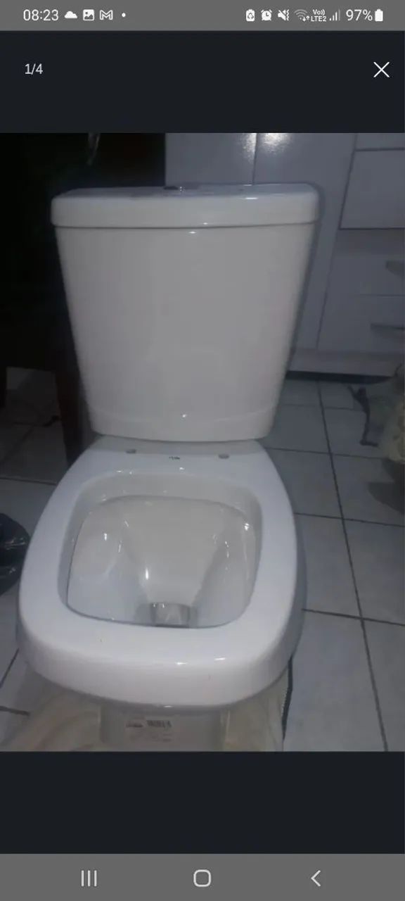 Vaso com caixa acoplado marca celite primeira linha
