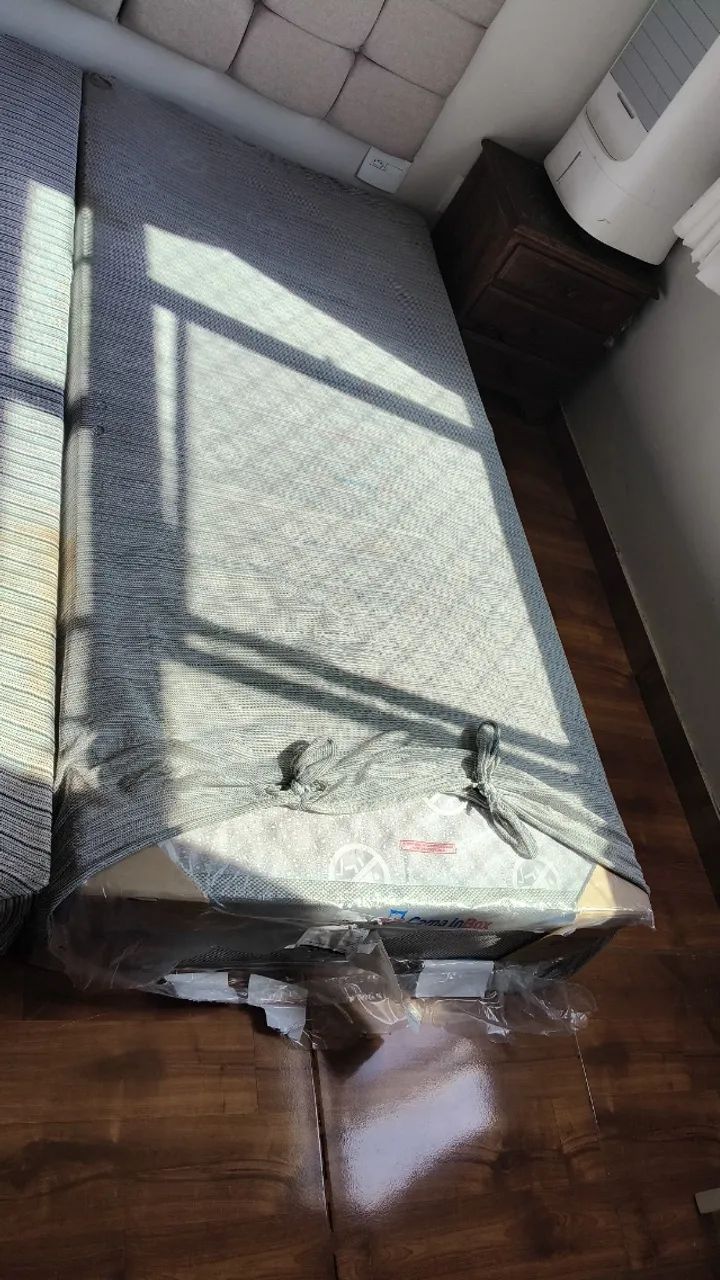 Cama box + colchão king size - Foto 3