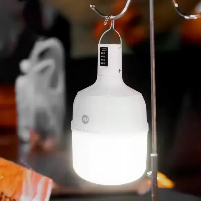 lâmpada Led Bulbo Luz Emergência 38w 4000mah Usb Recarrega