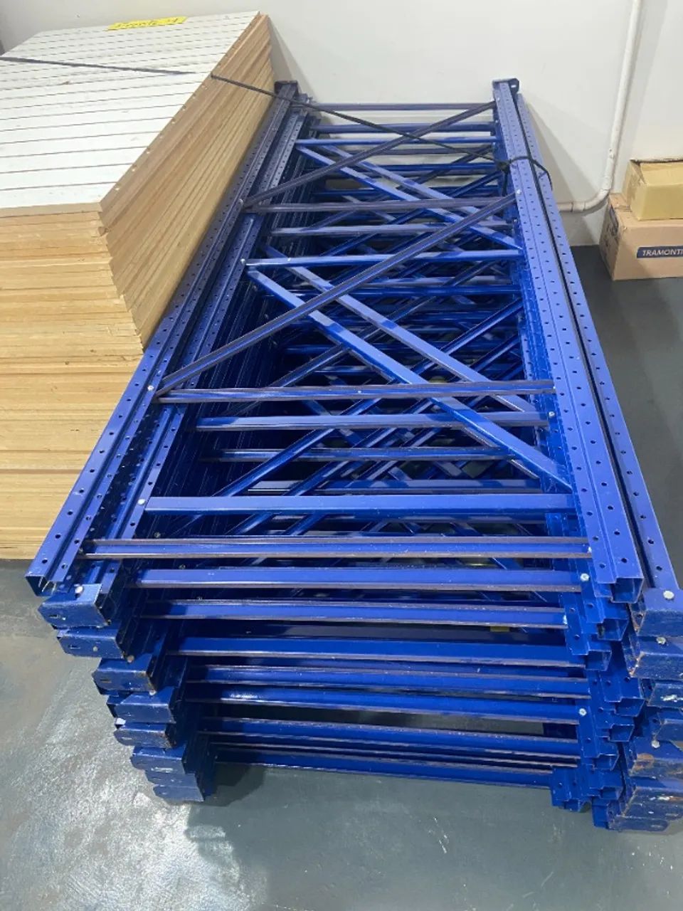 Porta Paletes Industrial para Estoque - Usado e Bem Conservado - Palotina-PR - Foto 2