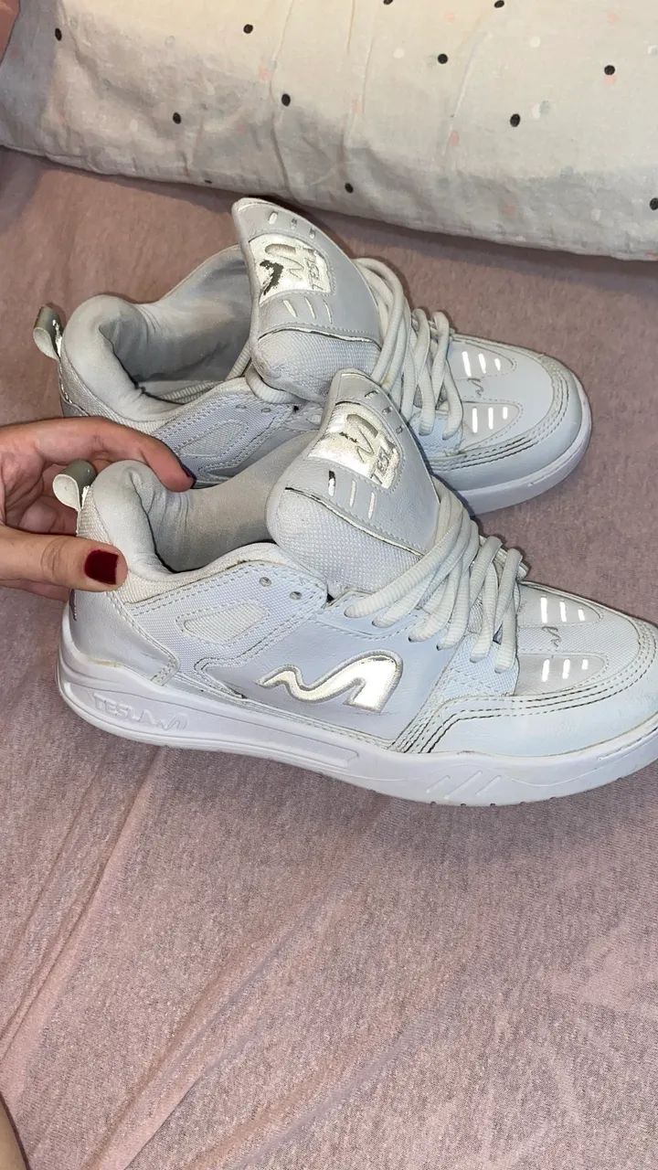 tênis tesla nine9 branco