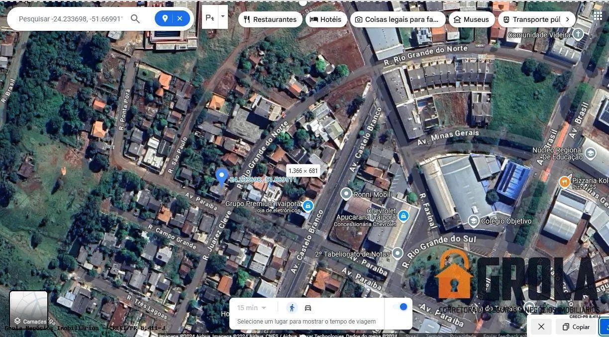 Terreno para Venda em Ivaiporã, Centro