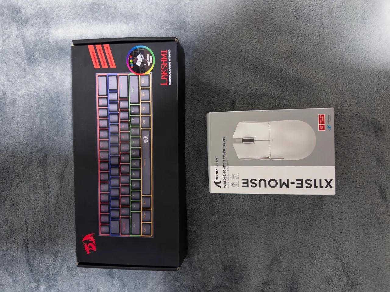 Mouse e Teclado Gamer (Switch Marrom)  - Foto 2