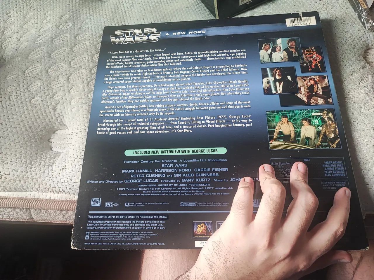 Laser disc Star Wars uma nova esperança  - Foto 2