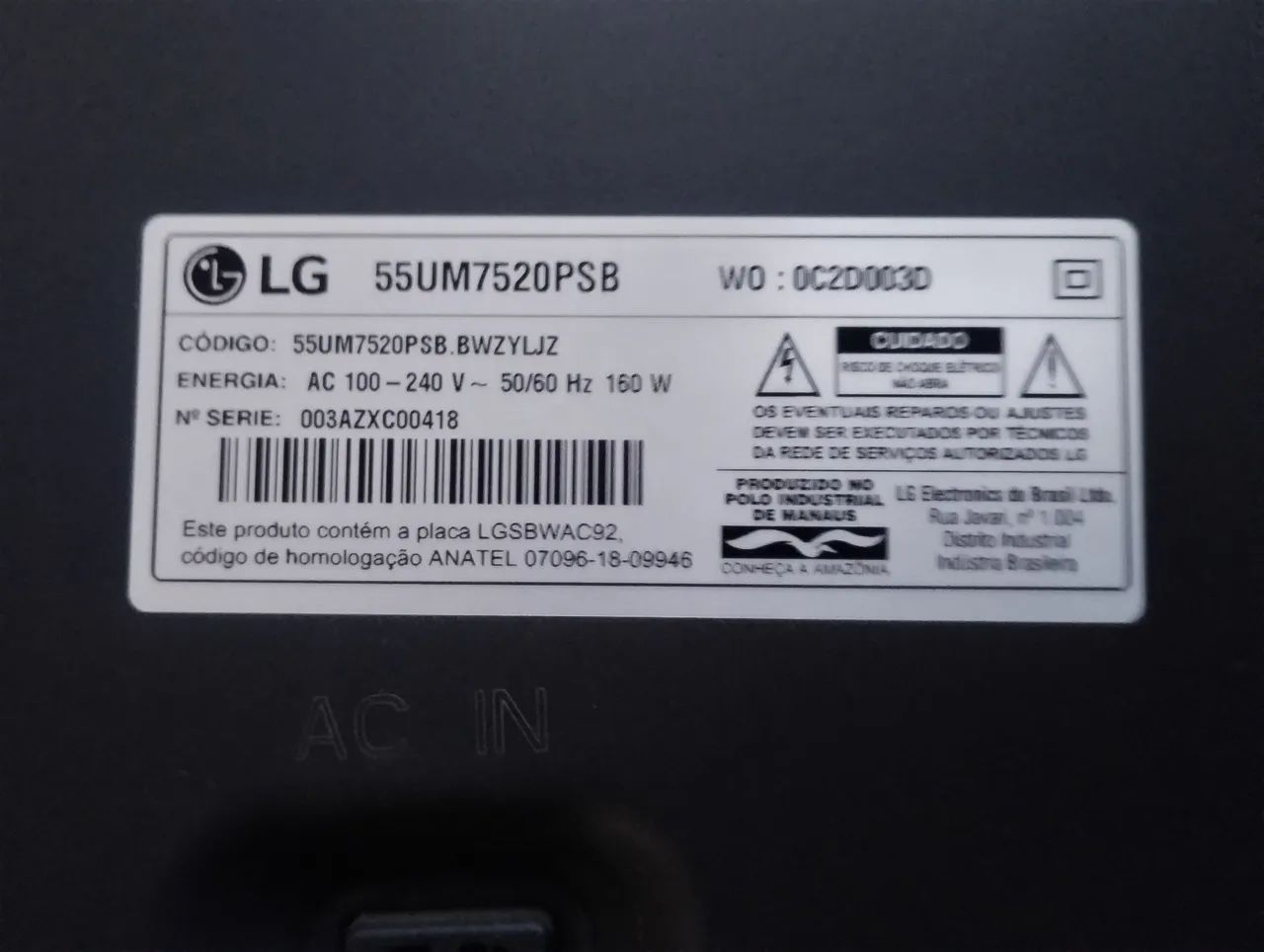 SMART TV LG 55 POLEGADAS - Foto 3