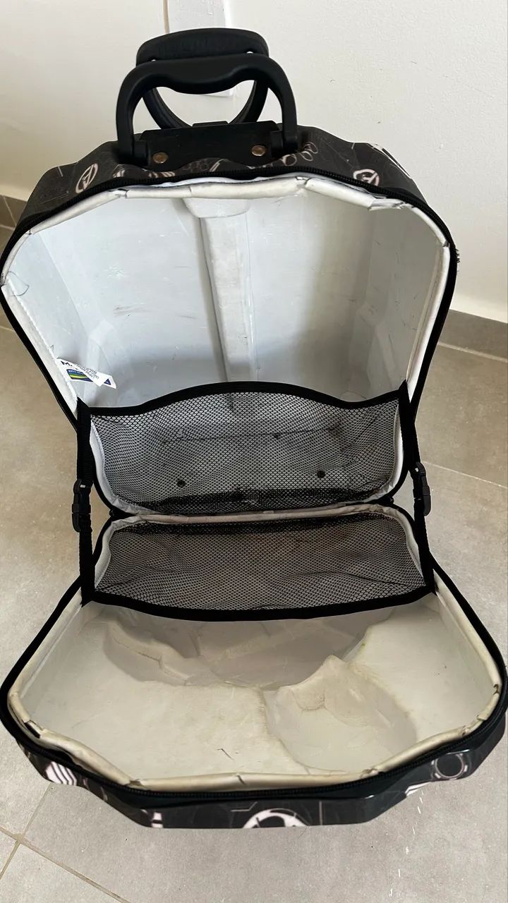 Mochila Infantil Com Rodinha Homem De Ferro - Foto 4