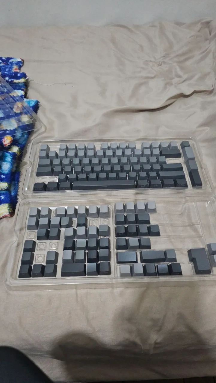 Keycaps XVX Cinza degrade 126 peças 