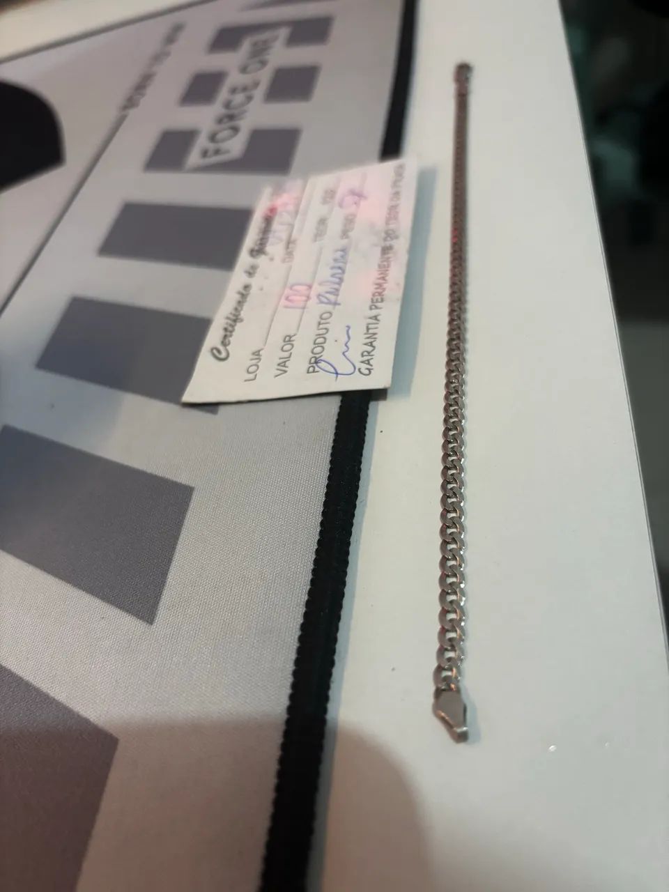 Pulseira prata 925 COM NOTA - Foto 2