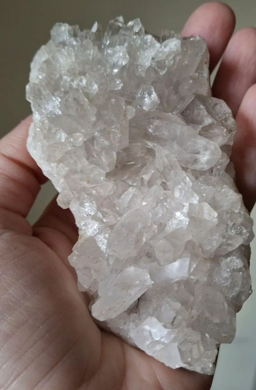 Drusa de quartzo branco - Foto 5