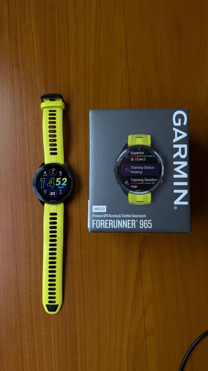 Garmin Forerunner 965 em excelente estado
