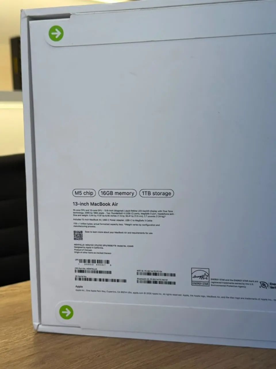 MacBook Air M5 1TB SSD 16GB 13 Polegadas Meia Noite | Loja física - Foto 2