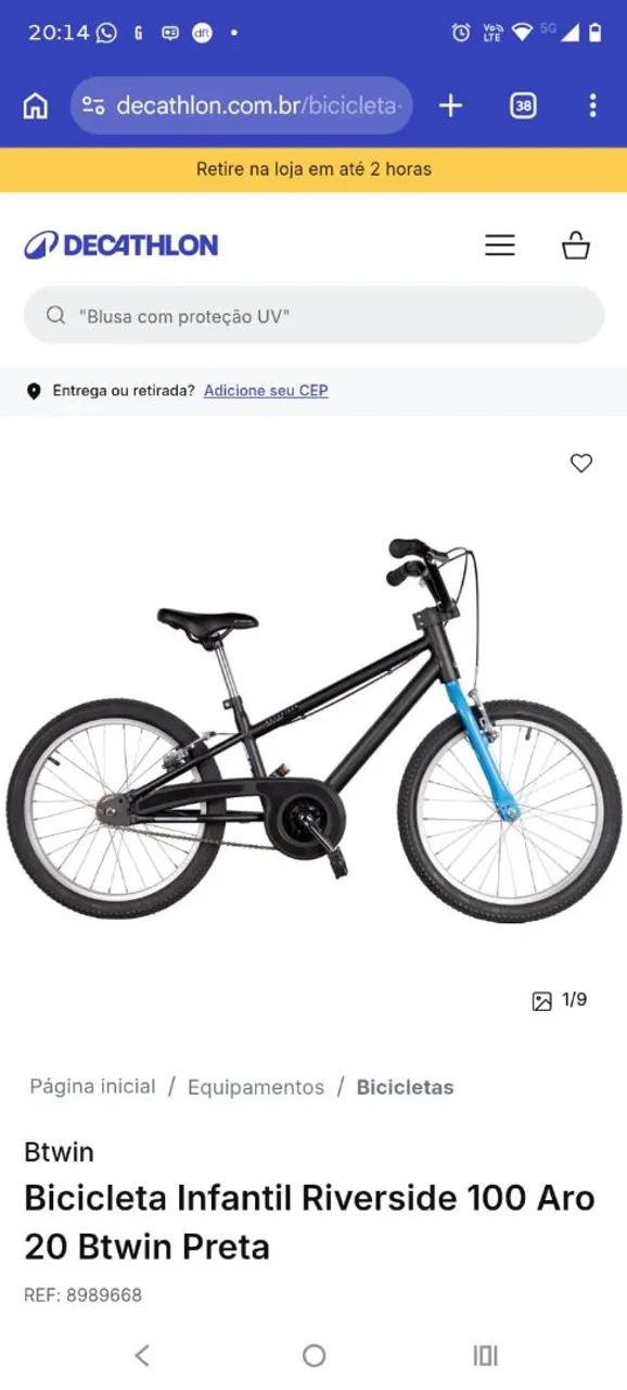Bicicleta infantil Aro 20