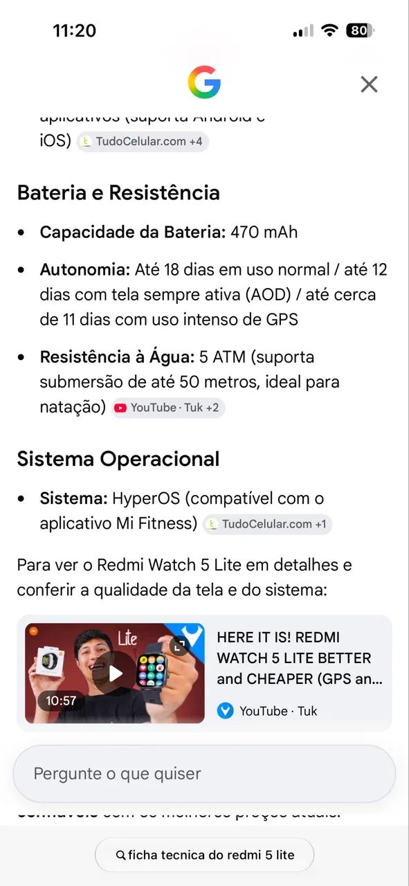 Smartwatch redmi 5 lite - Foto 4