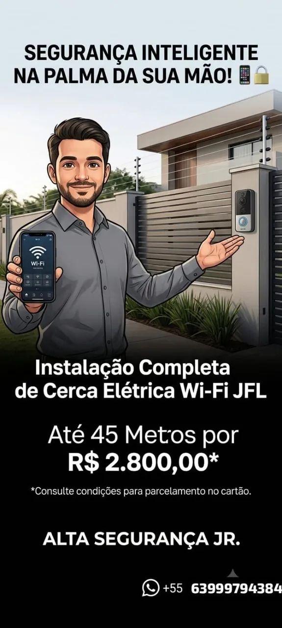 Cerca Elétrica com Concertina 