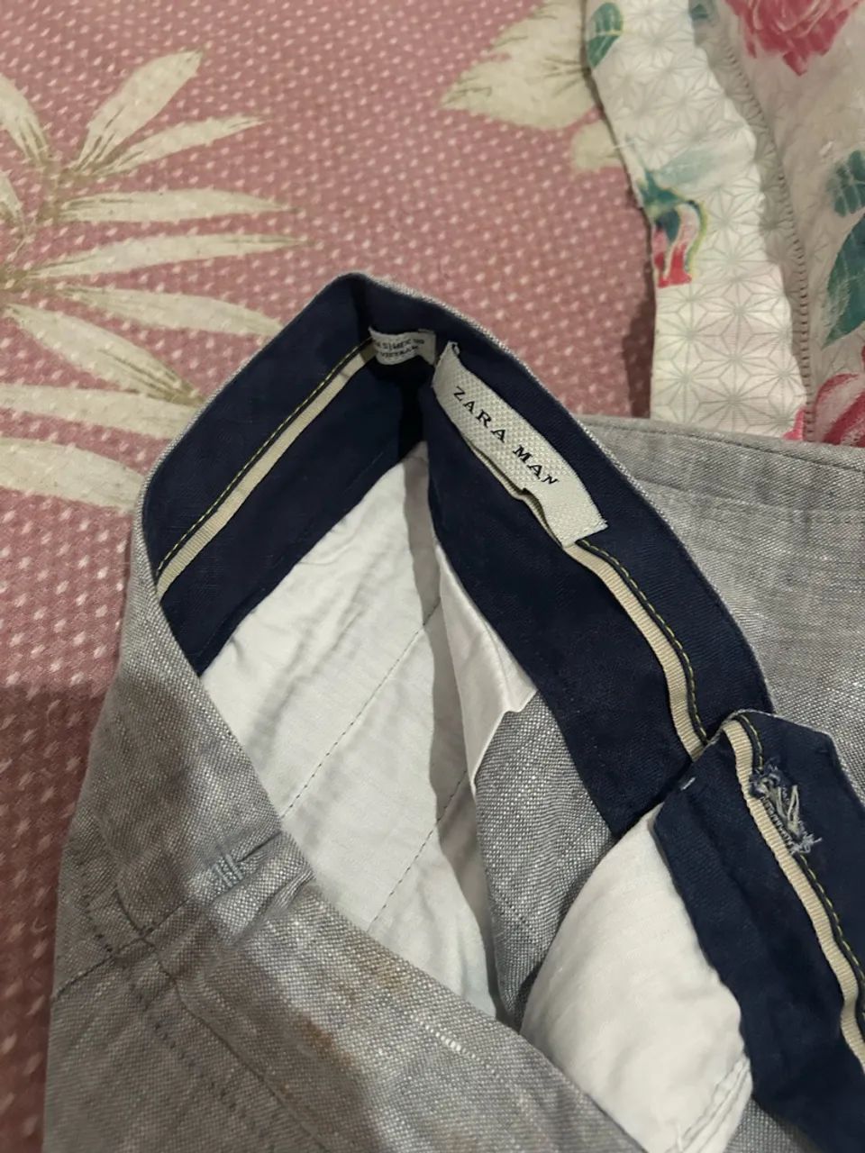 Calça Linho Cinza claro  - Foto 3
