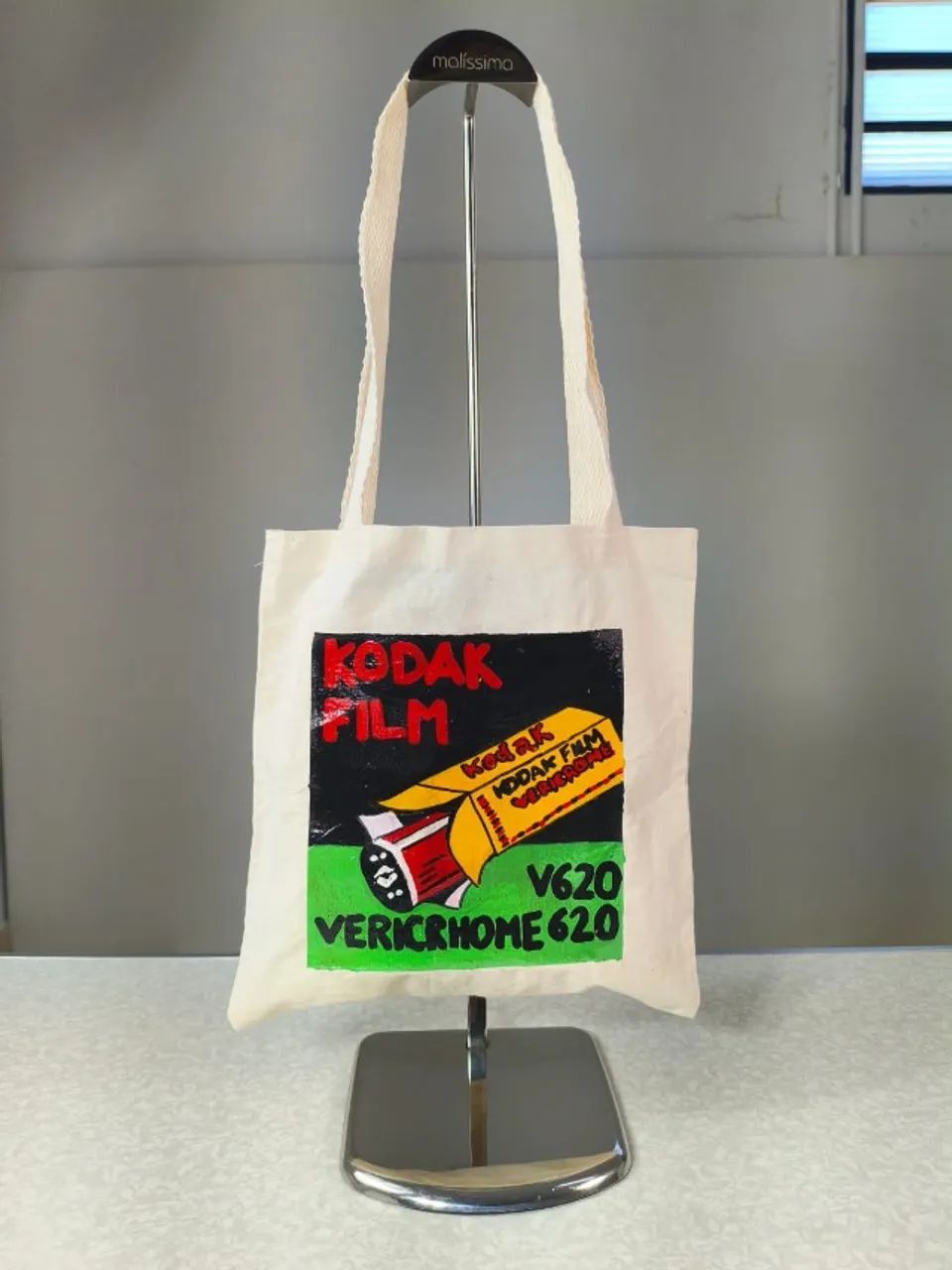 Ecobag exclusiva pintada a mão Kodak 30x30