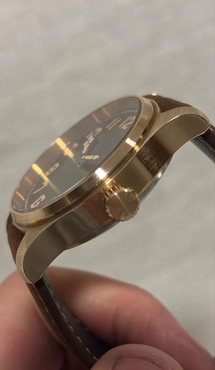 Tandorio Pilot Retrô Bronze NH35  - Foto 4