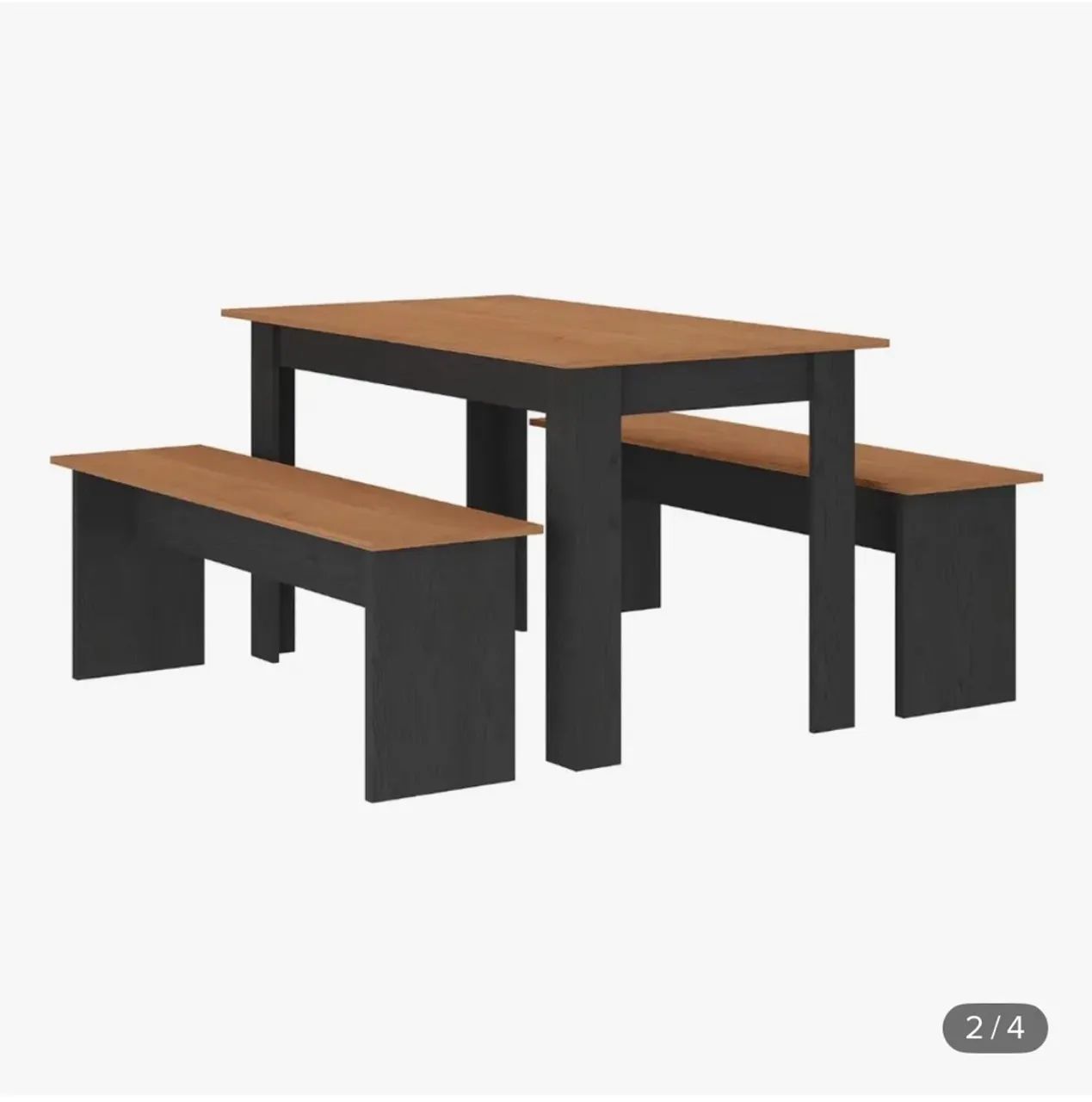 Vendo Guarda roupa e Mesa pequena com dois bancos - Foto 3