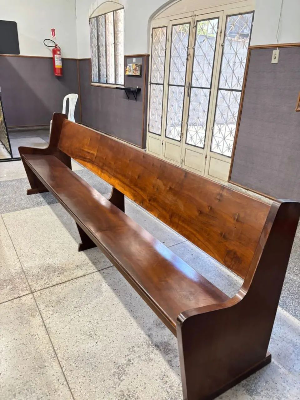 BANCOS DE MADEIRA DE LEI - Foto 2