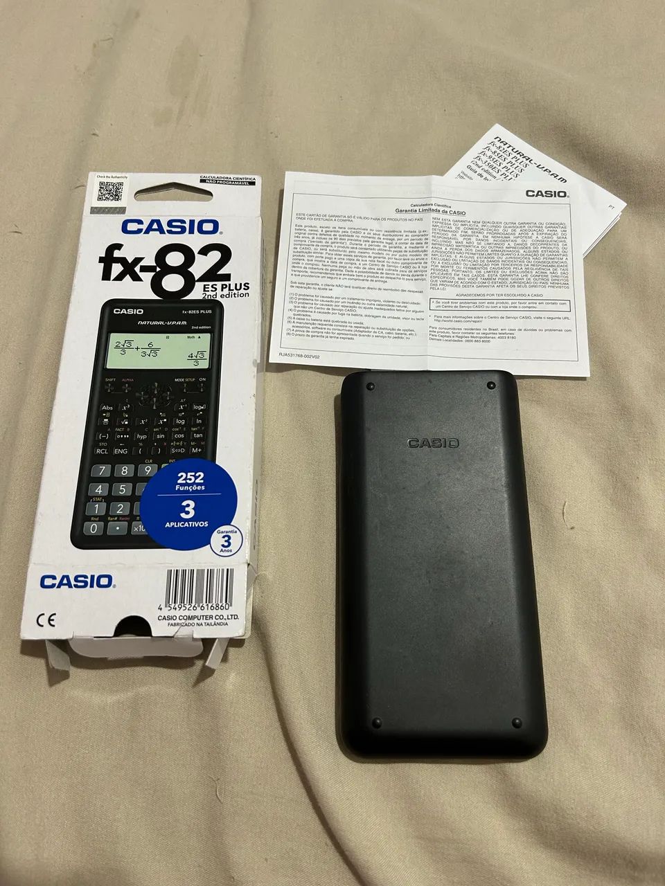 Calculadora casio Científica 252 Funções Fx-82 es plus - Foto 2