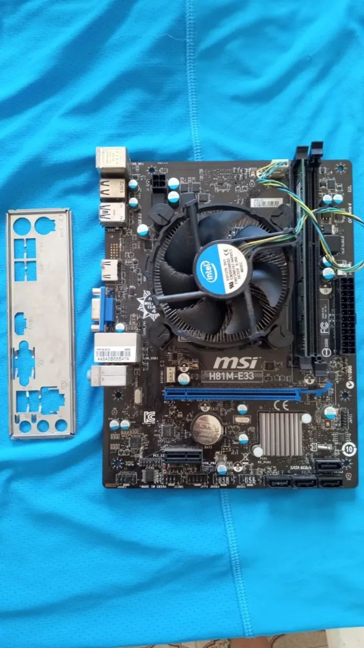 PLACA MAE MSI H81M E33 ( FUNCIONANDO) - Foto 2