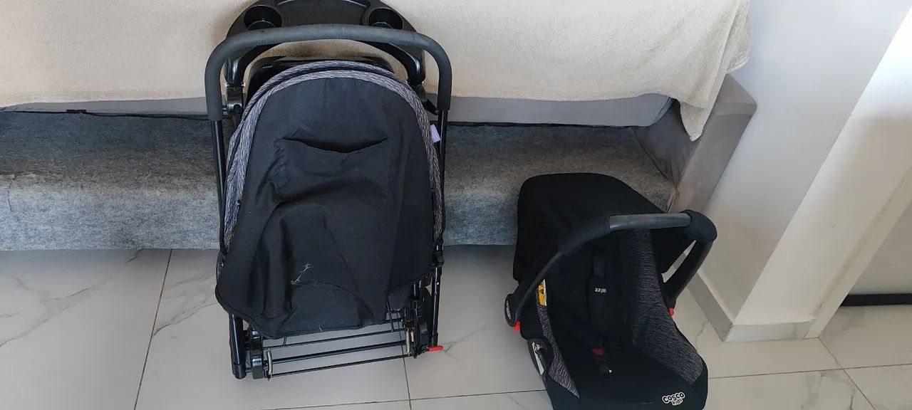 Carrinho + Bebe Conforto Cosco kids - Foto 5
