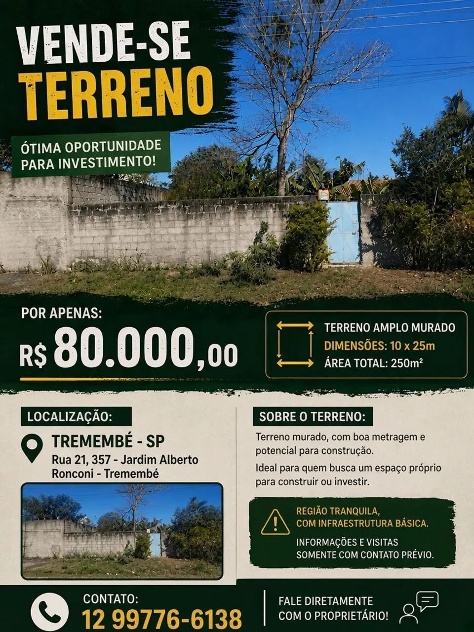 Terreno no Alberto Ronconi-