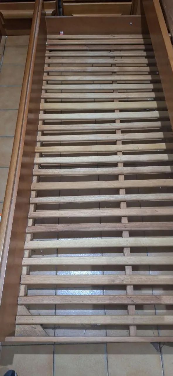 Cama de solteiro com baú e cama auxiliar  - Foto 4