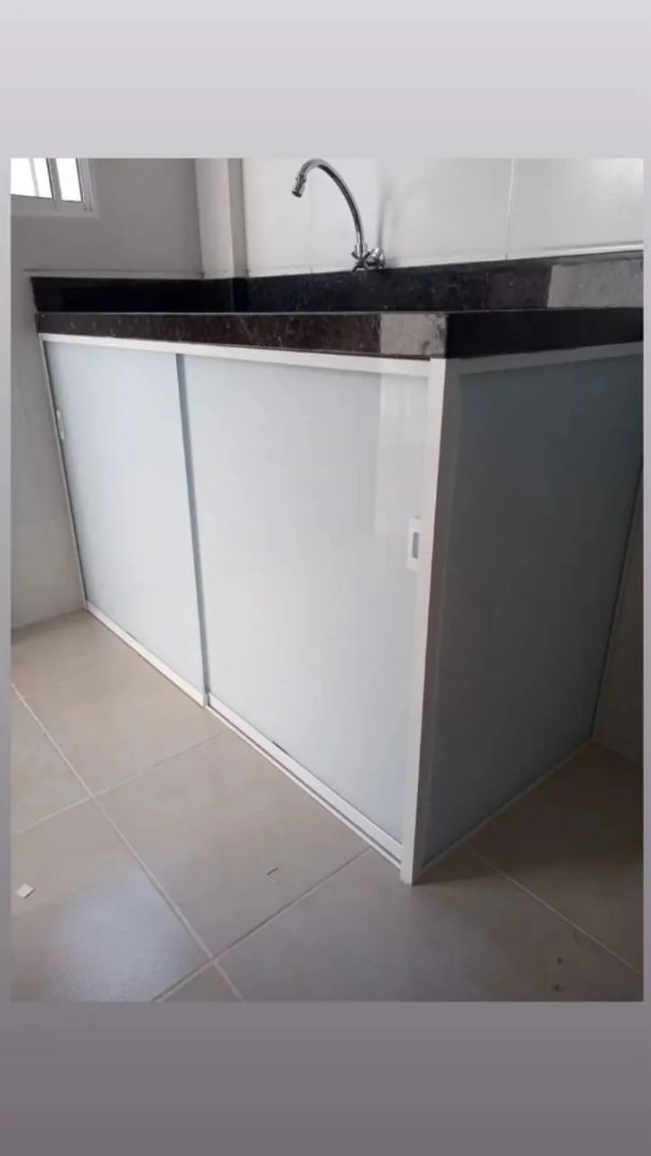 Espelhos box e bancada de pia em vidros - Foto 3