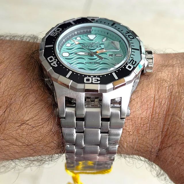 Relógio Invicta Pro Diver Waves Blue zerado na caixa - Foto 3