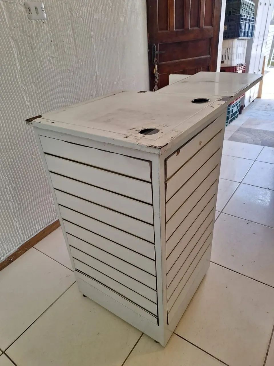 Balcao de atendimento em metal  usado  - Foto 4