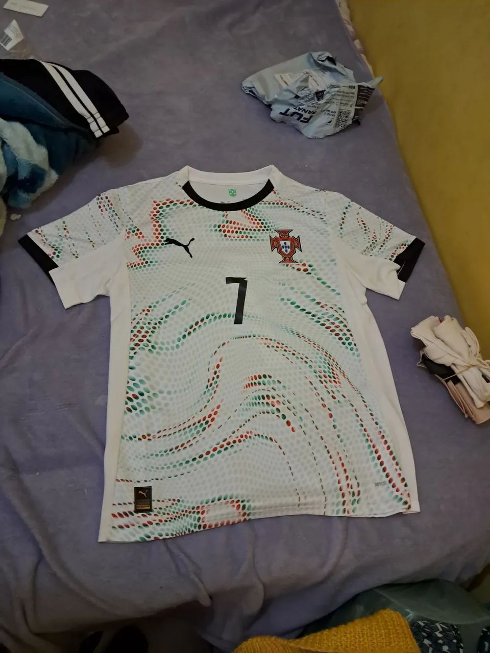 Camisa II de Portugal 24/25 - Original - Nome e número do Cristiano Ronaldo