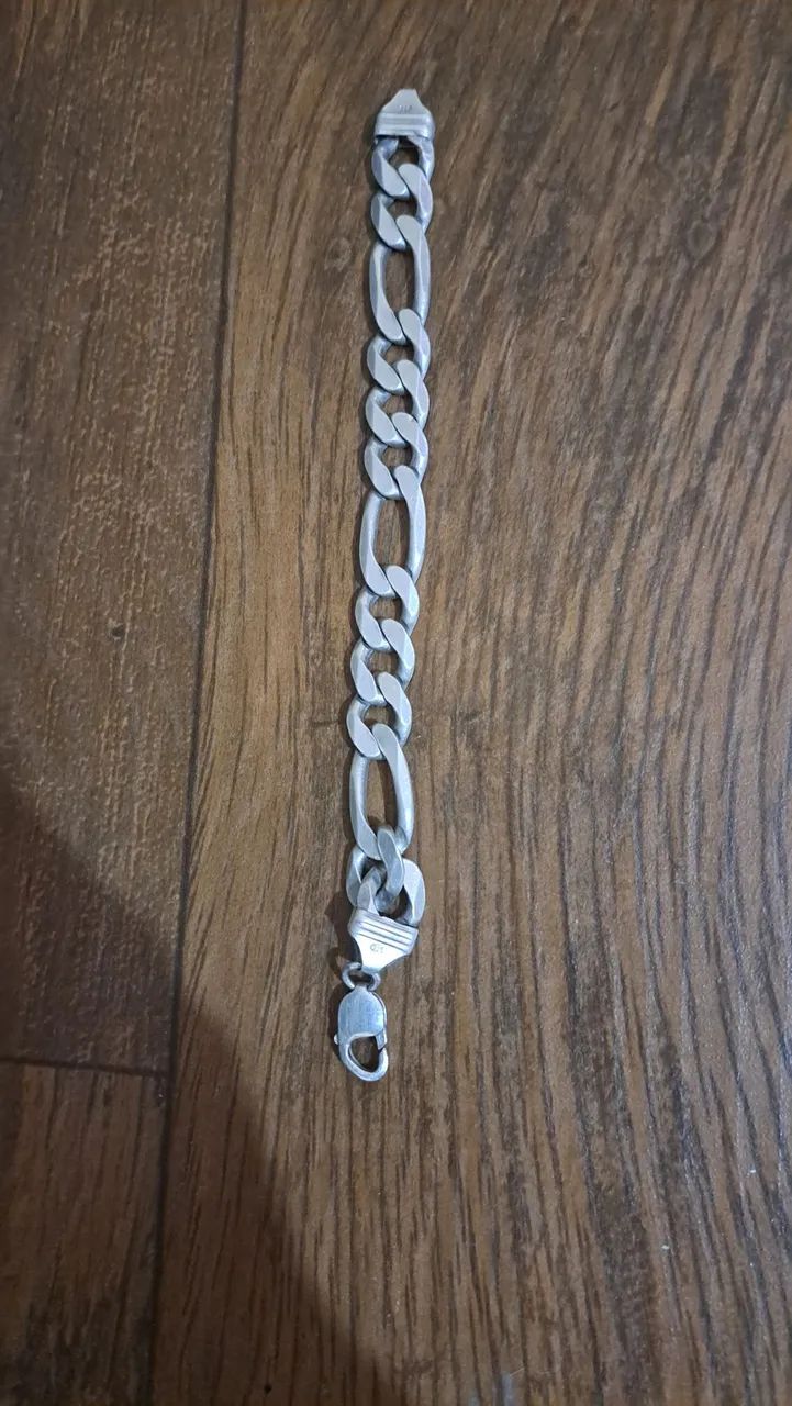 Pulseira de prata italiana 