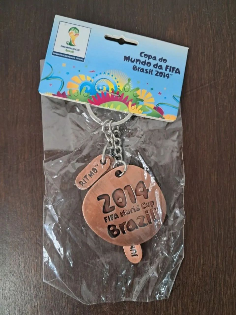 Chaveiro Copa do Mundo Fifa 2014 bronze