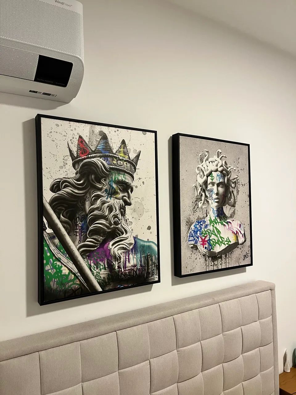 Conjunto de quadros - Poseidon e Medusa - Foto 3