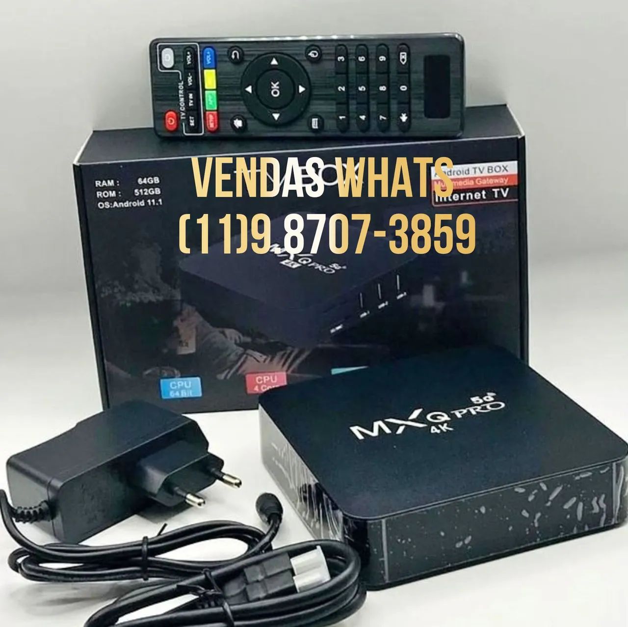 Central Multimídia Android 5G | Transforme sua TV em Smart<br>