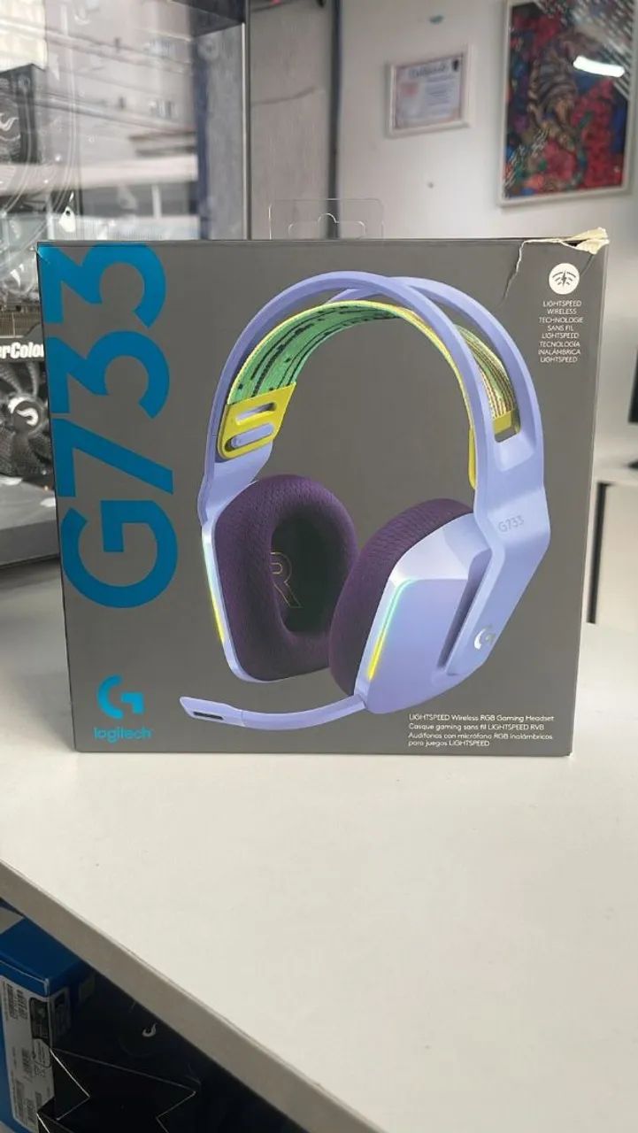 Headset Logitech g733 sem fio 
