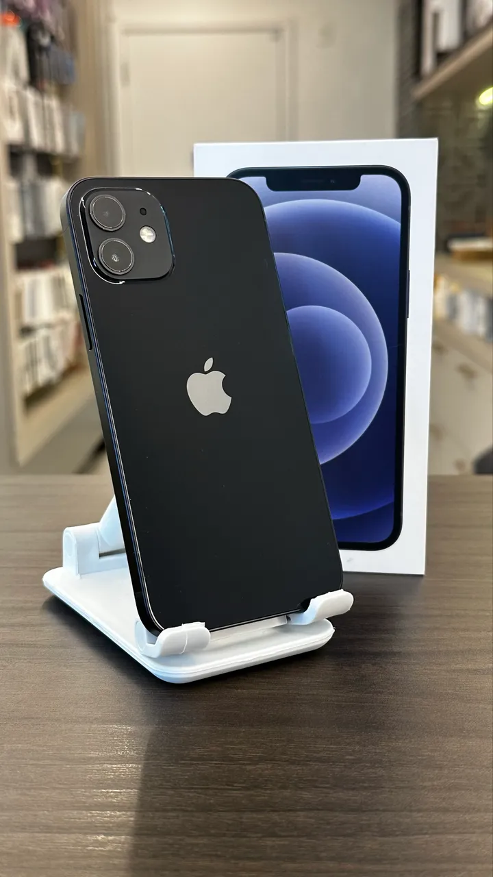 iPhone 12 Preto 64GB Seminovo| ACOMPANHA BRINDES + PARCELAMENTO