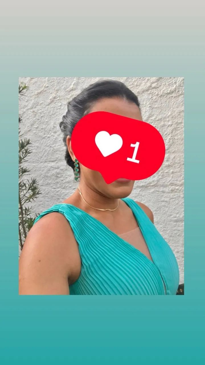 Lindíssimo e elegante vestido cor verde tiffany. - Foto 4