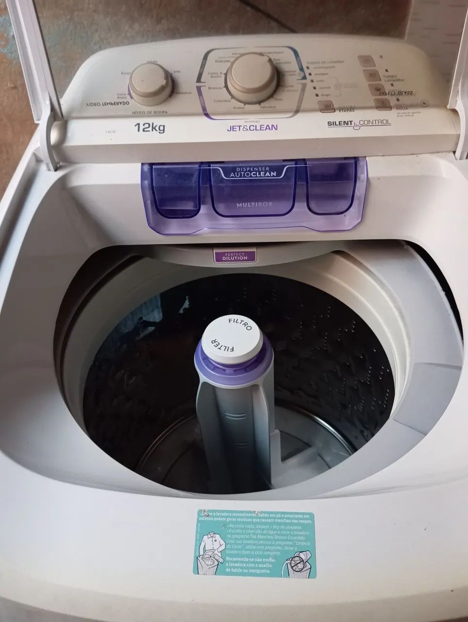 Máquina de lavar 12 kls Eletrolux 