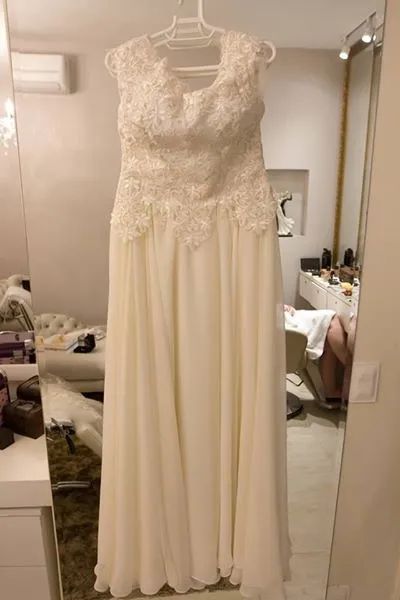 Vestido de noiva off white - Foto 2