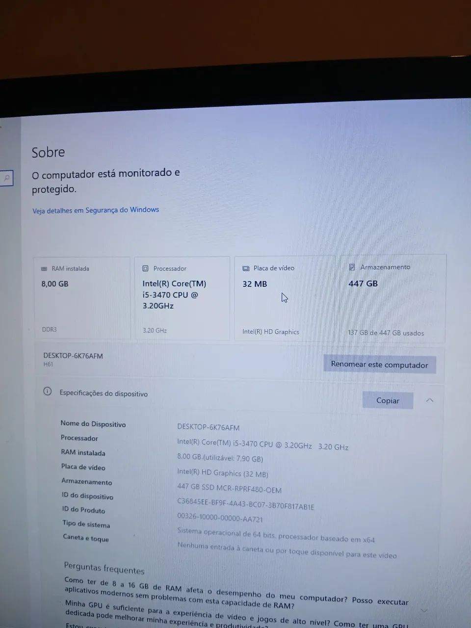 Pc de Escritório TOP - Foto 3