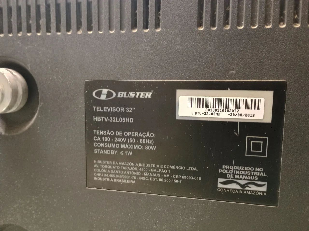 TV BUSTER 32pol. funcionando perfeitamente  - Foto 2