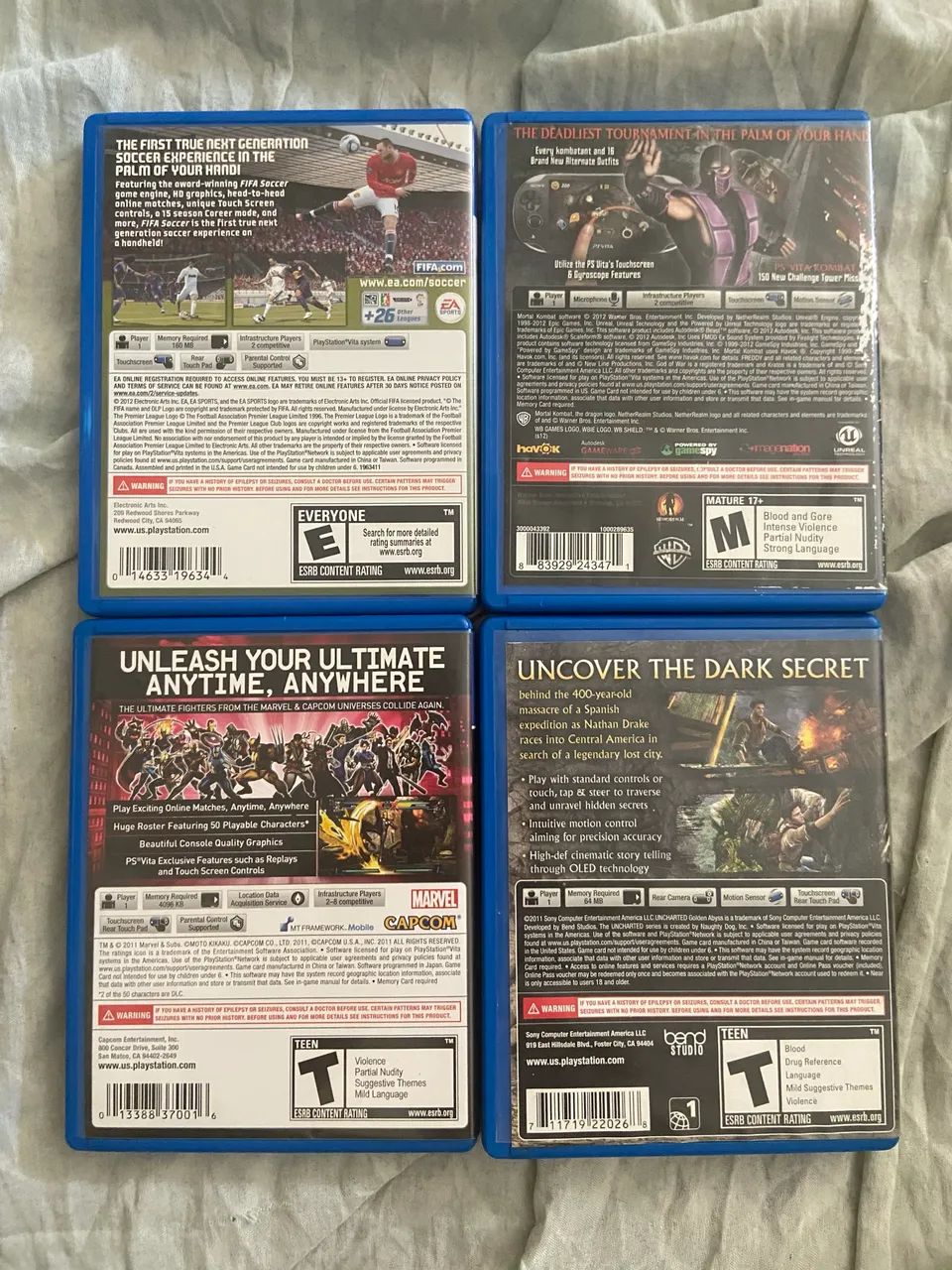 Coleção de 4 Jogos PS Vita  - Foto 2
