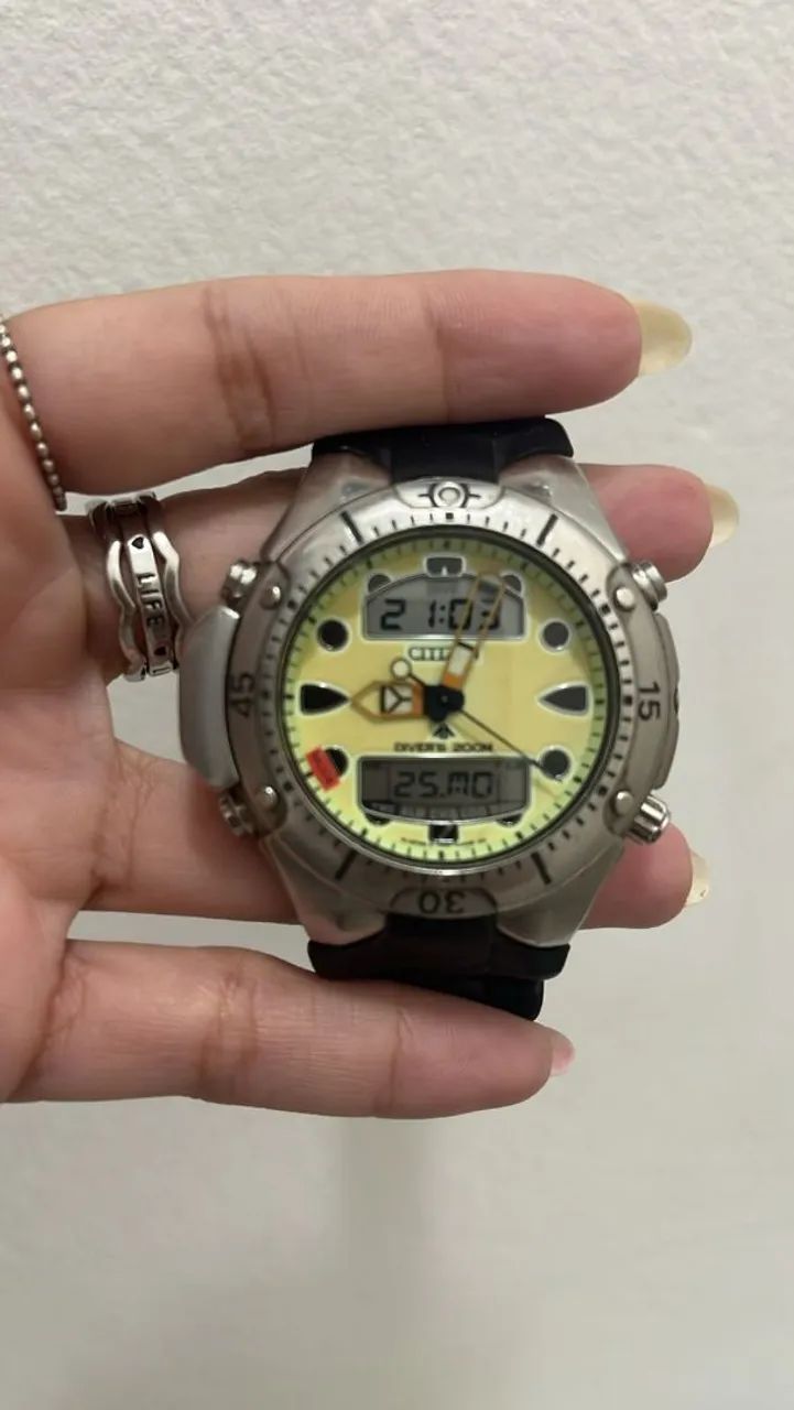 Relógio Citizen Aqualand Jp 1060 Natulite 
