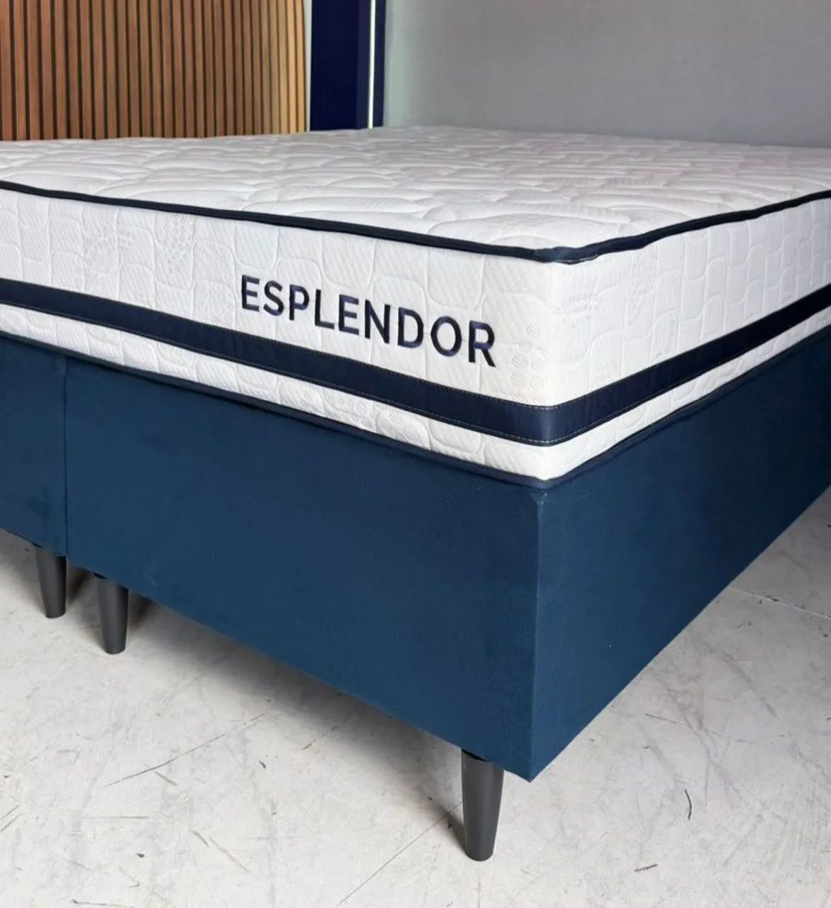 Cama box Queen Explendor molas ensacadas Ley em mega Promoção! - Foto 2