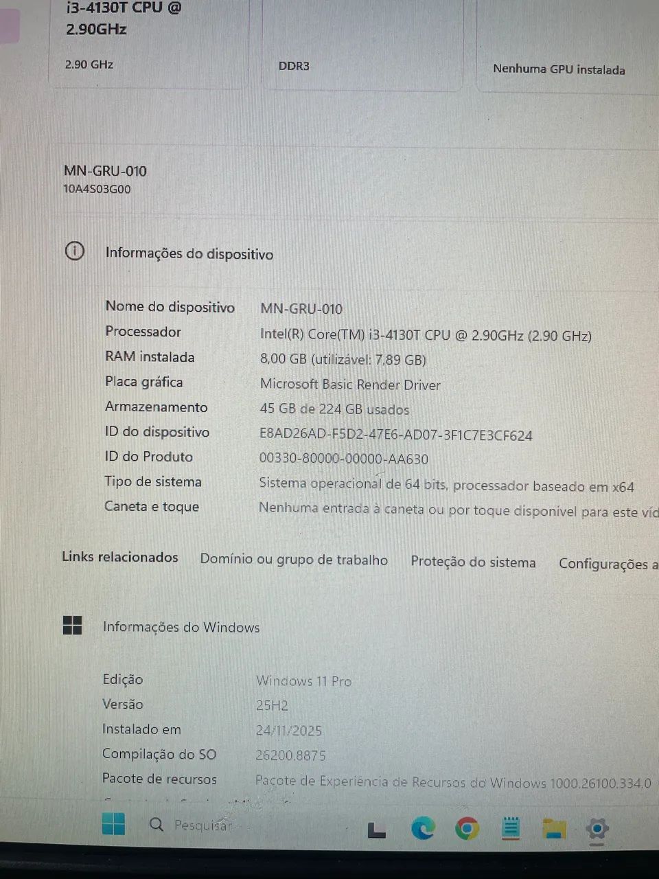 PC Lenovo thinkcare core I3 - Novo - Foto 3