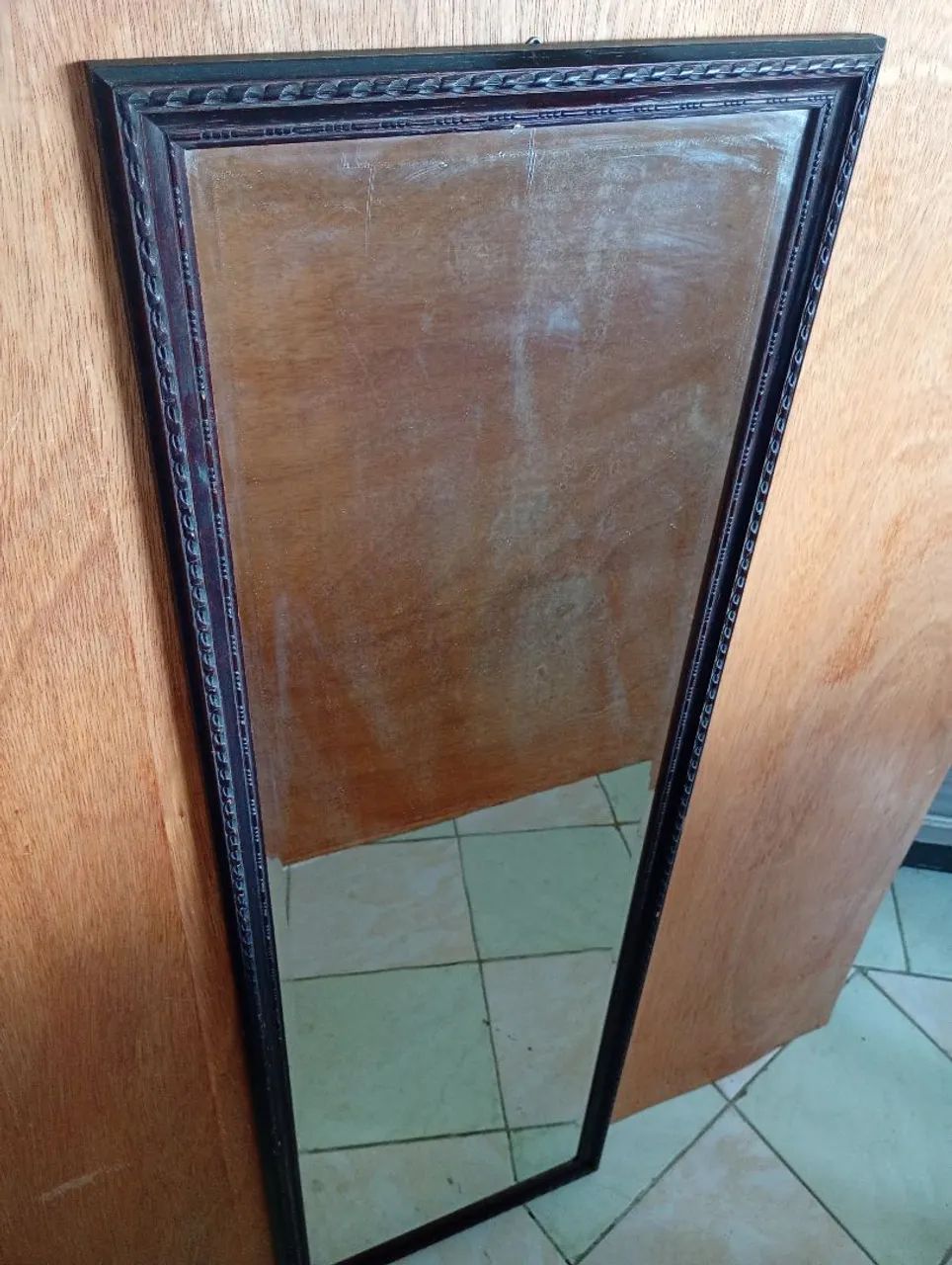 Espelho antigo Bisotê 