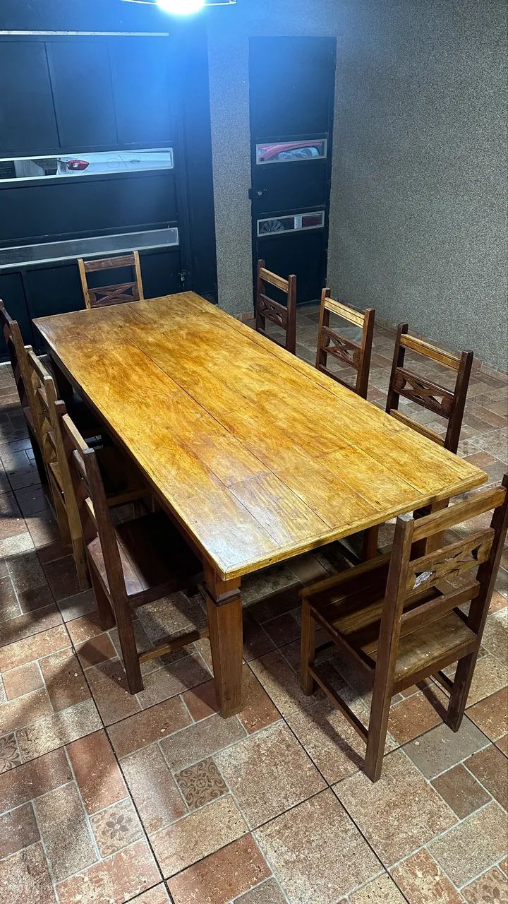 Mesa de Madeira Rústica 
